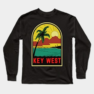 Key West Florida Vintage Long Sleeve T-Shirt